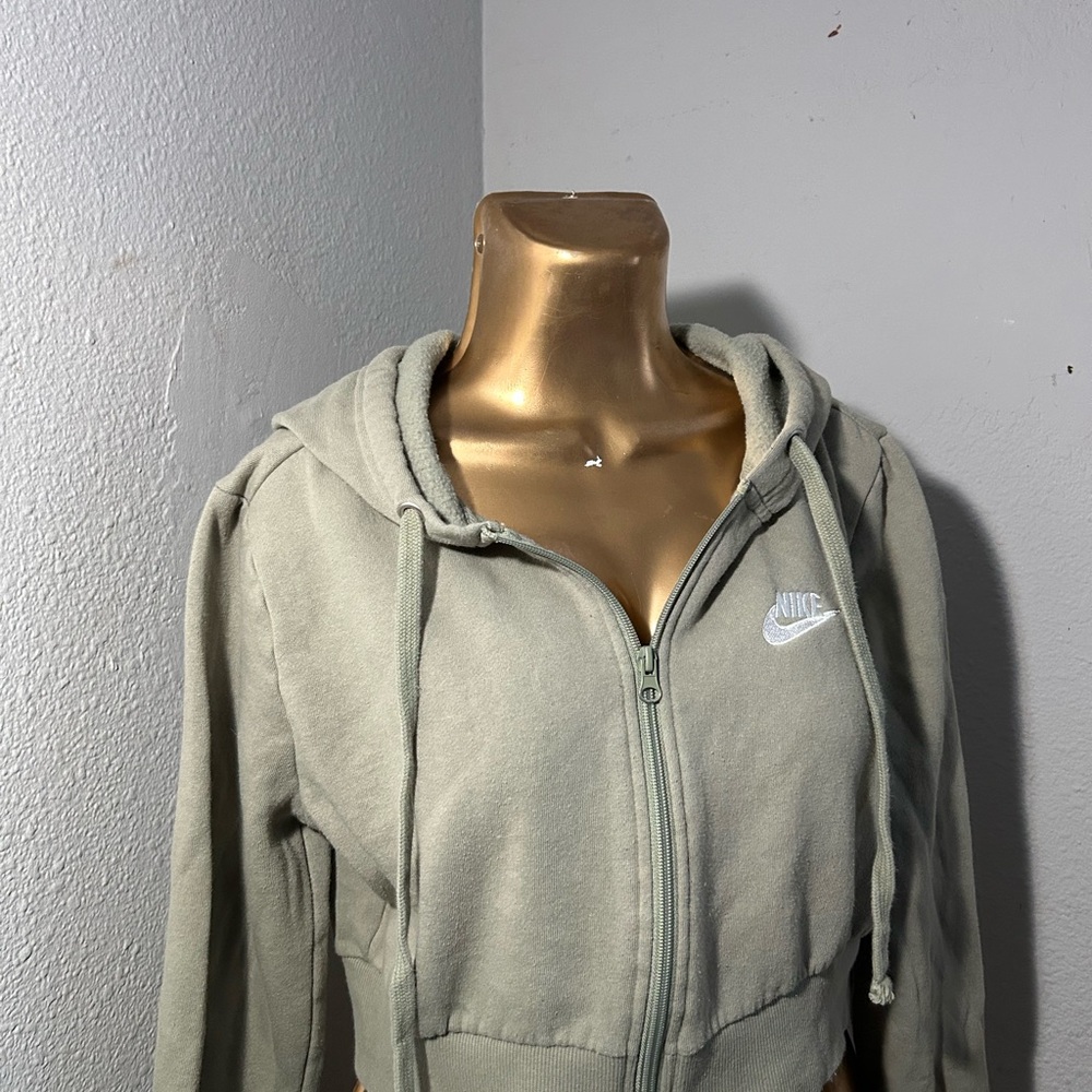 Nike Olive Green Hoodie with Logo
